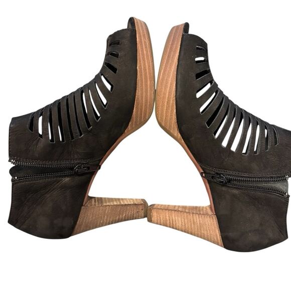 PAUL GREEN Munchen Black Suede Tasha Sandal, Size 4.5, NWB - Picture 7 of 15